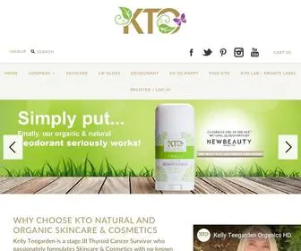 Kellyteegardenorganics.com(KTO and So So Happy Beauty) Screenshot