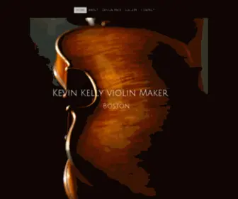 Kellyviolins.com(Kevin Kelly Violin Maker) Screenshot