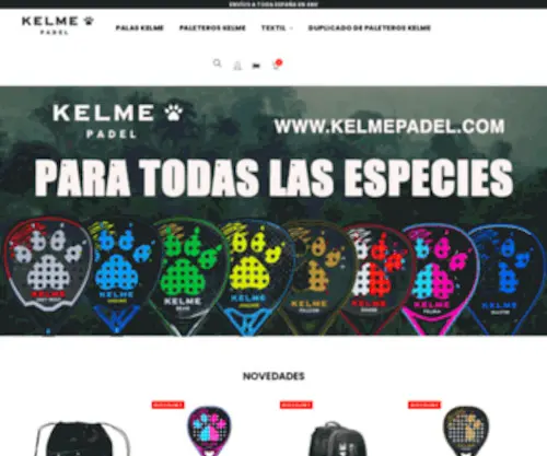 Kelmepadel.com(KELME PADEL® Tienda Online Oficial) Screenshot