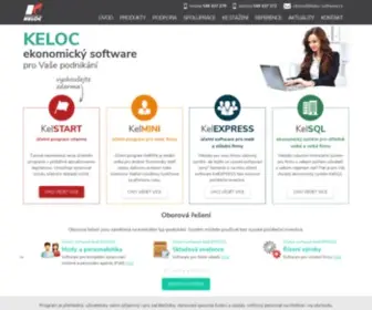 Keloc-Software.cz(Účetní programy a ekonomický software) Screenshot