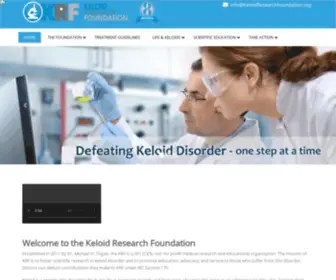 Keloidresearchfoundation.org(Keloid Research Foundation) Screenshot