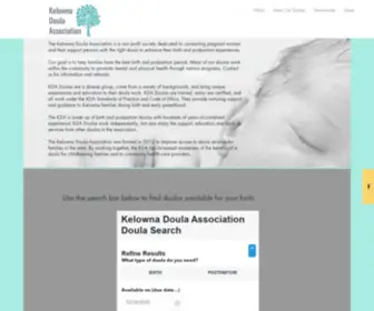 Kelownadoulas.com(The Kelowna Doula Association) Screenshot