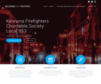 Kelownafirefighters.com(Serving Kelowna Since 1905) Screenshot