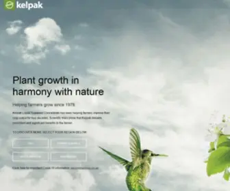 Kelpak.co.za(Kelpak Seaweed Extract) Screenshot