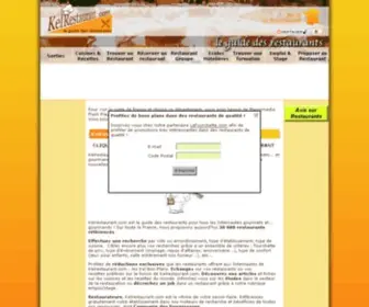 Kelrestaurant.com(Le guide des restaurants) Screenshot