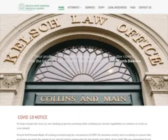 Kelschlaw.com(Attorney Mandan) Screenshot