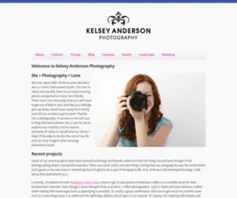 Kelseyandersonphotography.com(Kelsey Anderson Photography) Screenshot