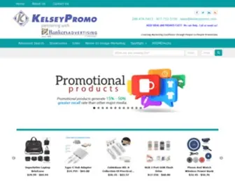 Kelseypromo.com(Creating promotional excellence for your brand) Screenshot