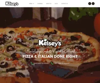 Kelseyspizzeria.com(Pizza and Italian Done Right) Screenshot