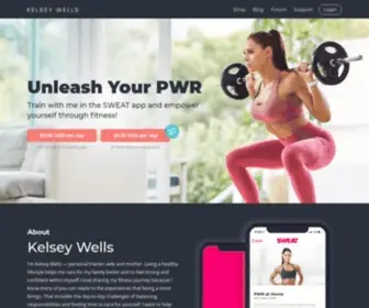 Kelseywells.com(Kelsey Wells) Screenshot