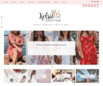 Kelsiekristine.com(Beauty, Fashion & Lifestyle Blog) Screenshot