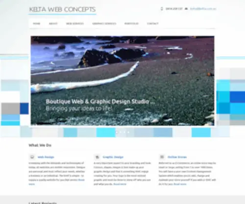 Kelta.com.au(Kelta Web Concepts) Screenshot
