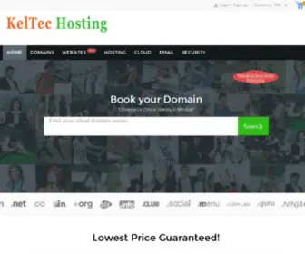 Keltechosting.net(Cheap Domain Names & Unlimited Hosting Plans) Screenshot