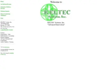Keltecsystems.com(KELTEC Systems) Screenshot