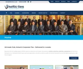 Kelticties.co.uk(Keltic Ties) Screenshot