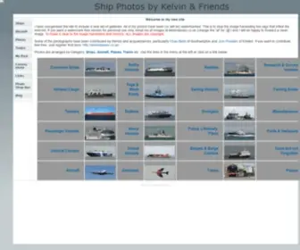 Kelvindavies.co.uk(Photographs of Ships) Screenshot