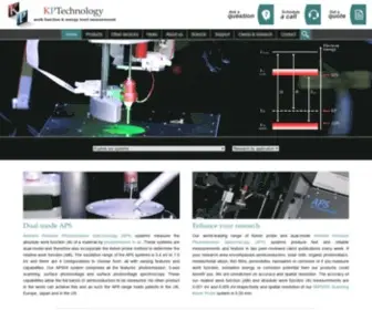 Kelvinprobe.com(KP Technology) Screenshot