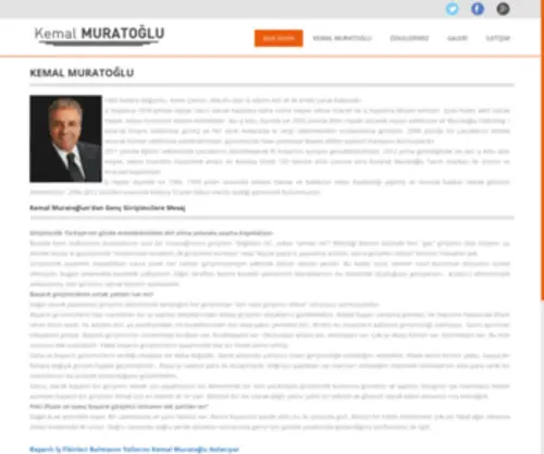 Kemalmuratoglu.net(Kemal Muratoğlu) Screenshot