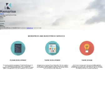Kemarise.com(We are BuddyPress and WordPress Developers) Screenshot
