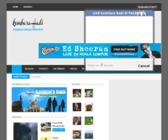 Kembarahadi.com(Kembara Hadi) Screenshot