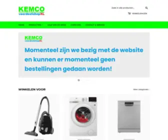 Kemcovoordeelshop.nl(Create an Ecommerce Website and Sell Online) Screenshot
