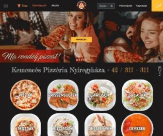 Kemencespizzeria.hu(Kemencés Pizza Nyíregyháza) Screenshot