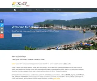 Kemer-Antalya.com(Travel Guide & Holidays to Kemer) Screenshot