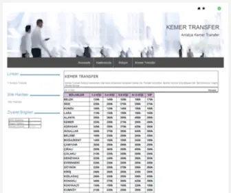 Kemertransfer.com(KEMER) Screenshot