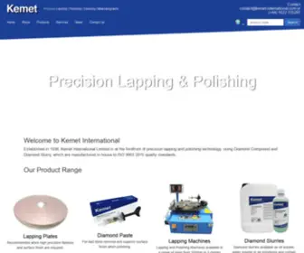 Kemet-International.com(Lapping machines) Screenshot