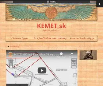 Kemet.sk(Egypt) Screenshot