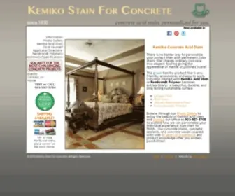 Kemikostainforconcrete.com(Kemiko Stain For Concrete) Screenshot