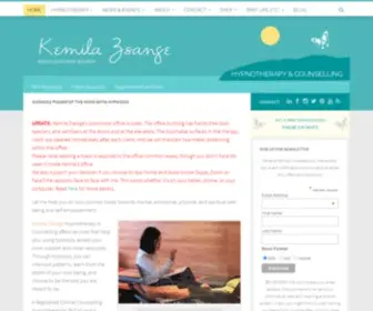 Kemilahypnosis.com(Kemila Zsange Hypnotherapy Counselling Vancouver Canada) Screenshot