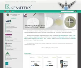 Kemitekskimya.com.tr(Kemiteks Kimyevi Maddeler Tic) Screenshot