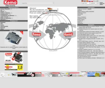 Kemo-Electronic.com(Kemo Electronic GmbH Modules Devices Cases Kits Marten Defense) Screenshot