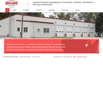 Kempcoinc.com(Kemper Construction Inc) Screenshot