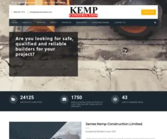 Kempconstruction.com(Kemp Construction) Screenshot