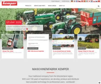 Kemper-Stadtlohn.de(Maschinenfabrik KEMPER GmbH & Co) Screenshot