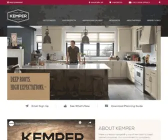 Kempercabinets.com(Distinctive Semi) Screenshot