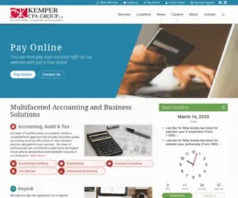KempercPa.com(Accounting Services & Tax Preparation) Screenshot