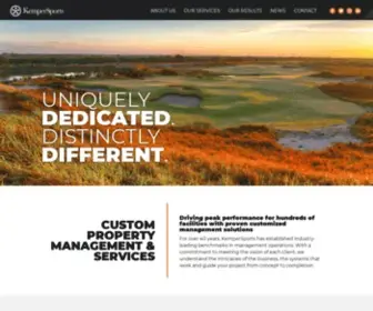 Kempersports.com(Property & Experience Management) Screenshot