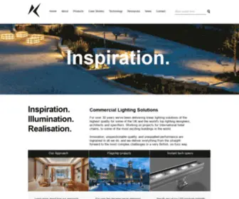 Kempsarchitecturallighting.com(Commercial Lighting Solutions) Screenshot
