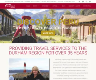 Kemptravel.com(Kemp Travel) Screenshot