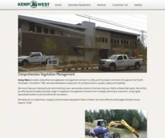 Kempwest.com(Professional Vegetation Management Services in Snohomish County) Screenshot