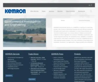 Kemron.com(KEMRON Environmental Services) Screenshot