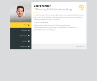 Kemser.de(IT Beratung & Softwareentwicklung) Screenshot