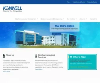 Kemwellbiopharma.com(Kemwell biopharma) Screenshot