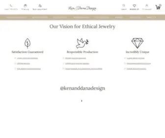 Kenanddanadesign.com(Unique Engagement Rings) Screenshot