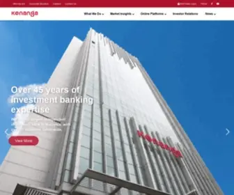 Kenanga.com.my(Kenanga Investment Bank Berhad) Screenshot