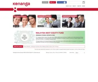 Kenangainvestors.com.my(Kenanga investors berhad) Screenshot