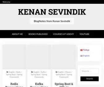 Kenansevindik.com(BlogNotes from Kenan Sevindik) Screenshot